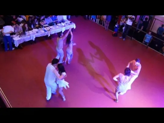 Raul y Evgenia "Bachata Blanca" Donbas salsa CUP 2012