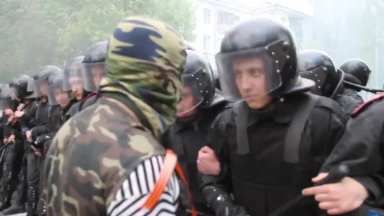 Донецк 28 апреля 2014 / Donetsk - Violent Clashes - April 28th