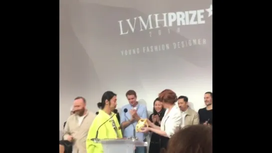 Мероприятия | Церемония вручения наград модной премии «LVMH Prize» | 6 июня 2018