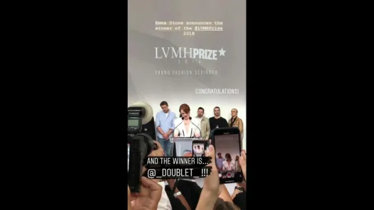 Мероприятия | Церемония вручения наград модной премии «LVMH Prize» | 6 июня 2018