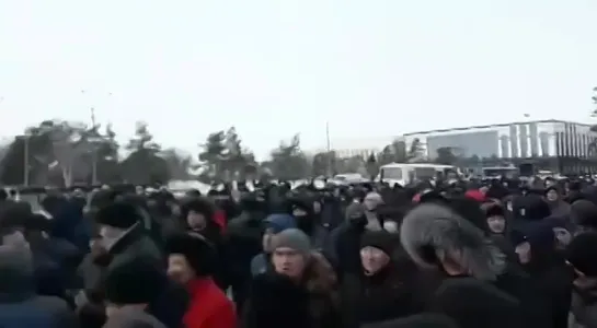 Митинг в Павлодаре. 05.01.2022 г.