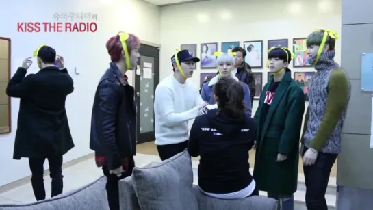 [BTS] [26.11.15] B.A.P  -  SUKIRA KISS THE RADIO BTS Part 2