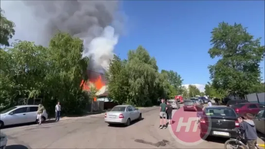 Пожар на Хутынской 23.05