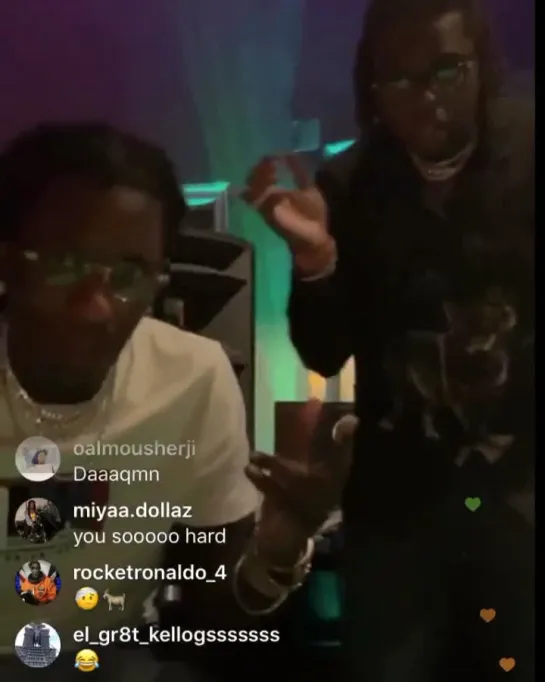 Young Thug & Gunna preview new track. (#WSMM)