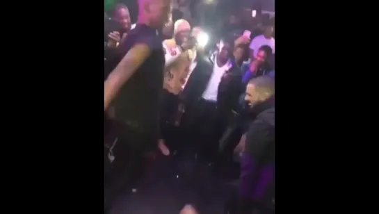 Drake was getting lit to BlocBoy JB's "Shoot" [#BLACKMUZIK]