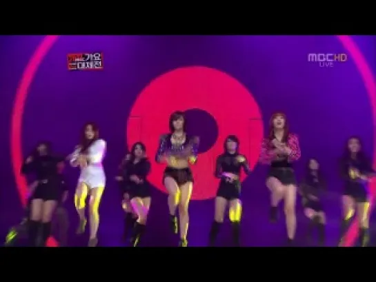 121231 B.A.P & Secret - Dance Performance (MBC Gayo Daejun)