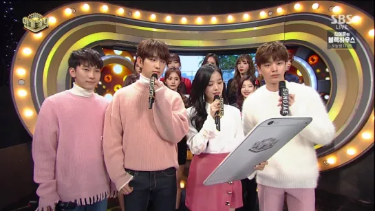 [MC] 171105 Чжинён @ Inkigayo