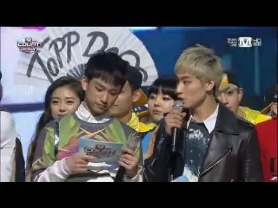 [MC] 140220 JB & Jr.  @ M!Countdown