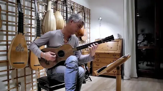 Rolf Lislevand plays A.Stradivari Sabionari, 1679 guitar - Santiago de Murcia - Tarantela