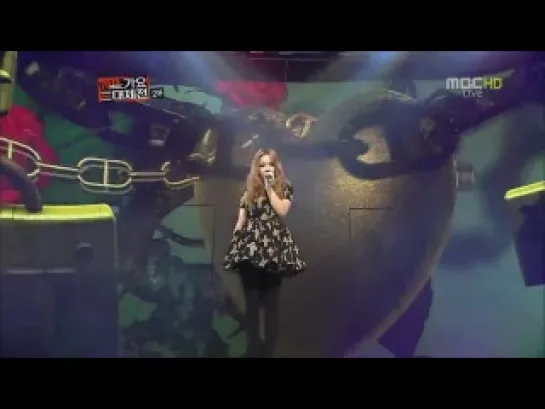 [PERFOMANCES] 121231 2NE1 & LEE HI - 1,2,3,4 + I Love You @ MBC Gayo Daejun