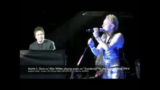 Depeche Mode - Somebody (live with Alan Wilder) 17-02-2010 London (UK), Royal Albert Hall, HD