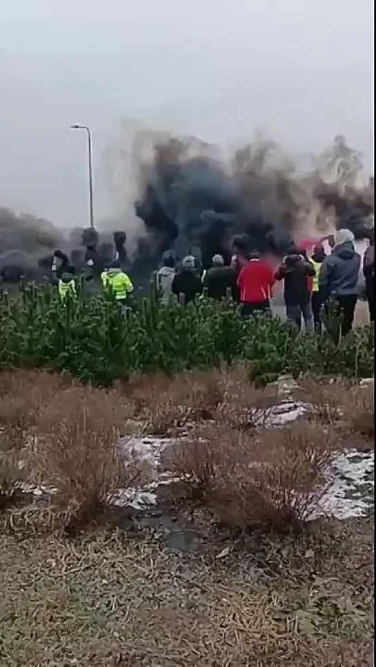 Так выглядят протесты польских фермеров по всей Польше