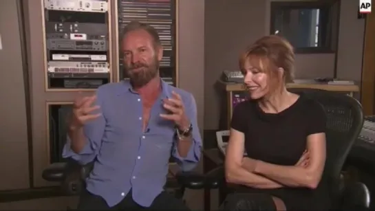 Mylène Farmer & Sting - Promo US Stolen Car, Interview 6Medias, 13.10.2015