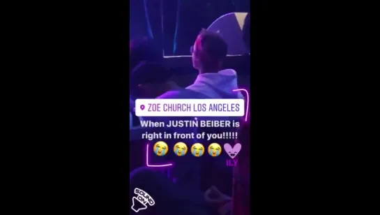 October 29: Selena & Justin Bieber at Zoe Church in LA.