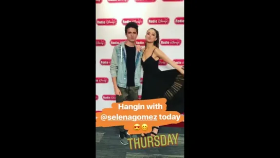 June 8: Selena in Brent Rivera’s Instagram Stories