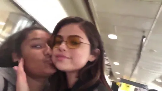 June 2: Selena Gomez with a fan at LAX in Los Angeles, CA (2)