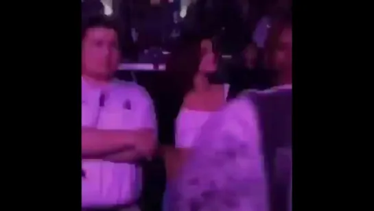 May 23: Selena Gomez singing along to "Party Monster" at Abel's (The Weeknd) #LegendOfTheFallTour in Chicago, Illinois!