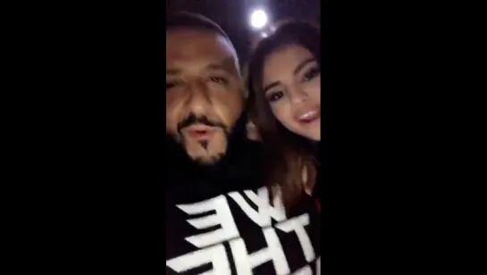 April 27: Selena in DJ Khaled’s Snapchat story