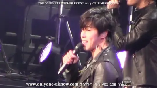 [fanmade] TOHOSHINKI FANCLUB EVENT 2014-THE MISSION Ⅲ--WHITE [YUNHO]