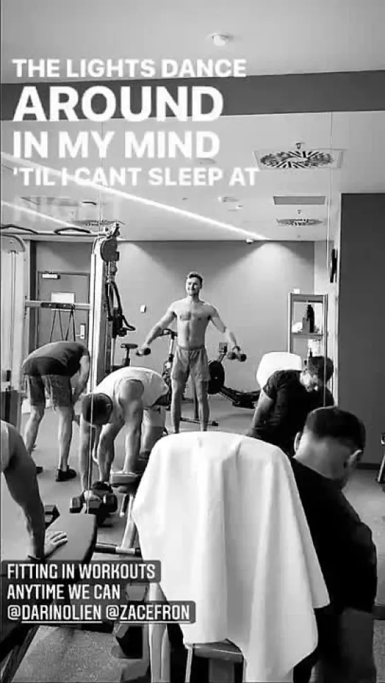 And a video of them working out