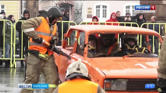 Лучшие пожарные Карелии съехались в Петрозаводск