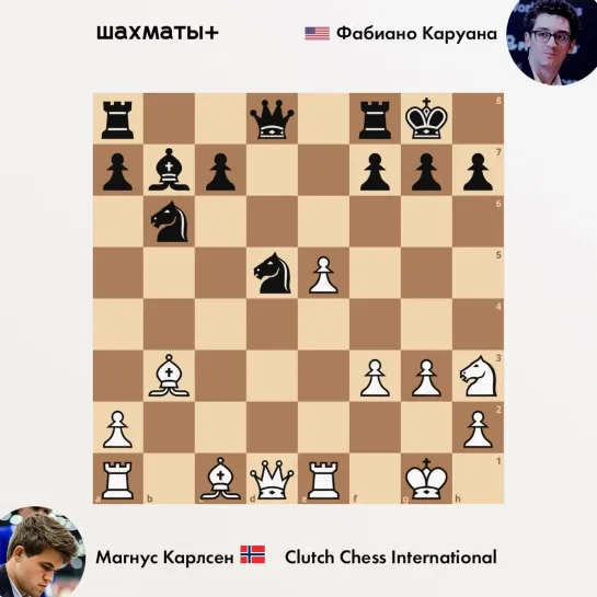 Карлсен — Каруана. Clutch Chess International