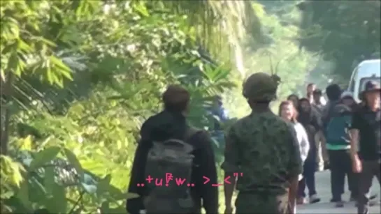 Fancam_Stalk_Yunho oppa with Kyung Jae oppa [ @MinToTuiW ]