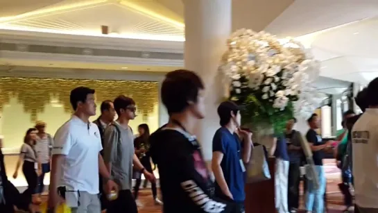 Fancam_Hotel_150529_TVXQ At Dusit Thani Hotel In Bangkok