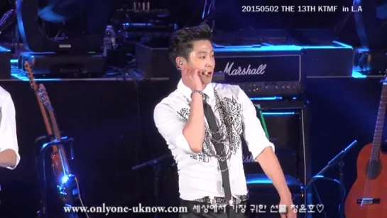 Fancam_Con_150502 THE 13TH KTMF-TALK [상남자 윤호♡]