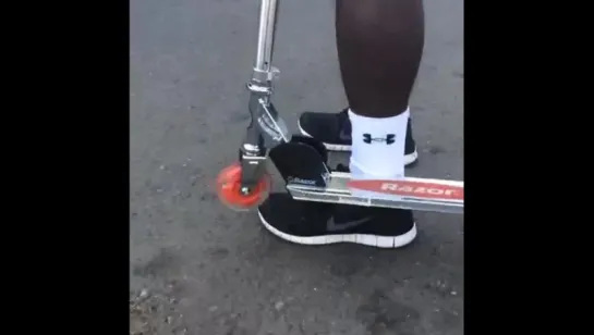 The worse pain in the world is when a scooter karate chops your ankle... (Nigga Vine)