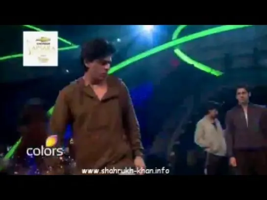 Shahrukh Khan- rehearsal Apsara awards 2012