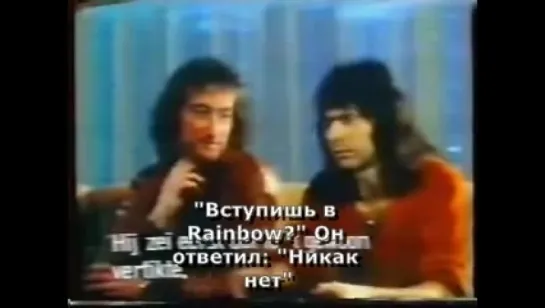 Ritchie Blackmore, Roger Glover - interview 1980