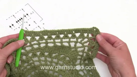 How to crochet A.3 in DROPS 170-2