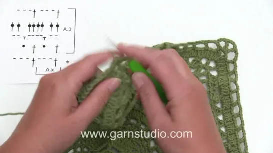 How to crochet A.3 in DROPS 170-2