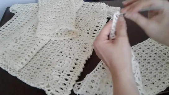 Пуловер Цветочный. Часть 6_ Pullover Crochet