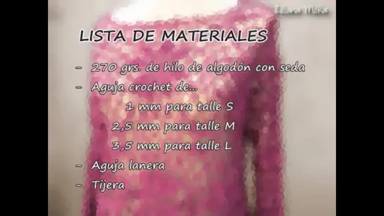 Blusa tejida con mangas largas a crochet (1 de 3) - VARIOS TALLES