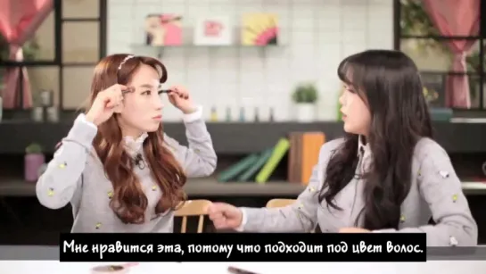 [rus sub] [Girl's Wiki 2] K-pop Idol Rainbow's Brow Secret