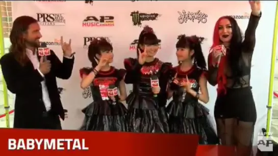 BABYMETAL - Red Carpet at Alternative Press Music Awards 2016 - 2016.07.18