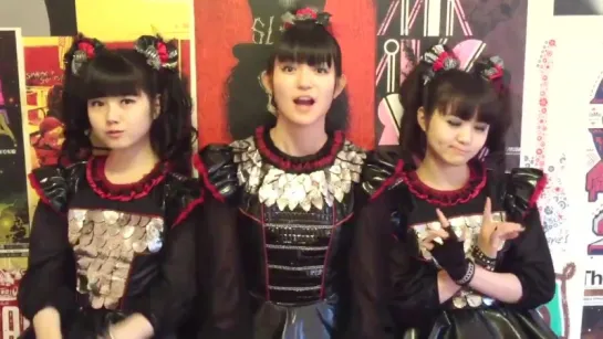 BABYMETAL Video Message for ChicagoOpenAir Festival! - 2016.07.13