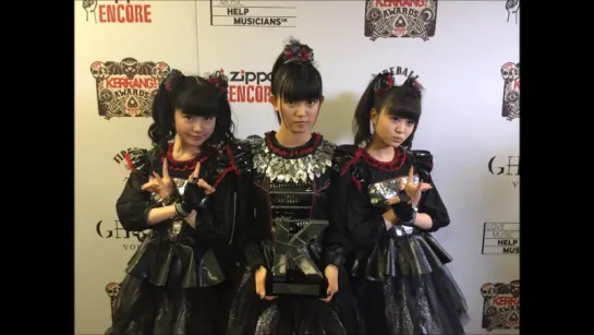 BABYMETAL Star Radio Interview at Kerrang Awards 2016 - 2016.06.19