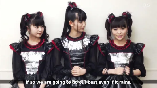 BABYMETAL video message for Fuji Rock Festival (eng) - 2016.05.09