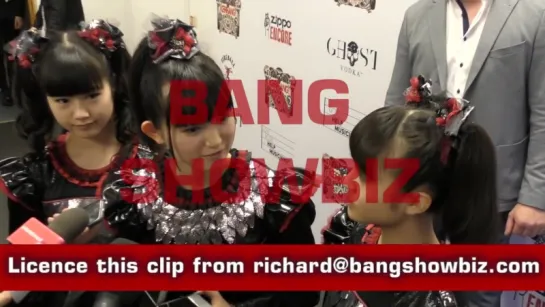 Baby Metal interview KERRANG! Awards 2016