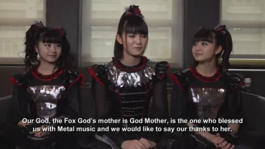 BABYMETAL Celebrates Mothers Day Thanking the God Mother