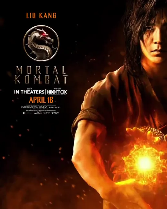 Ludi Lin is Liu Kang. #MortalKombatMovie  trailer tomorrow at 9am PT.