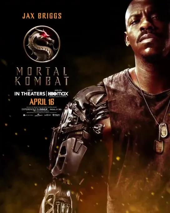 Mehcad Brooks is Jax Briggs. #MortalKombatMovie  trailer tomorrow at 9am PT.