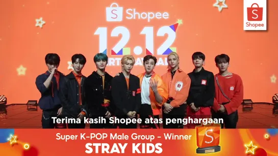 [201212] Stray Kids » "Super K-Pop Male Group" » 'Shopee Super Awards'