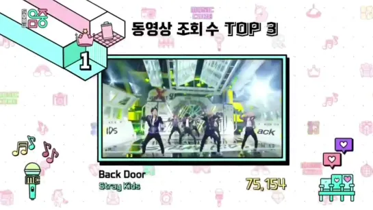 [200926] Stray Kids » 'Back Door' Stage Ranked #1 » Music Core