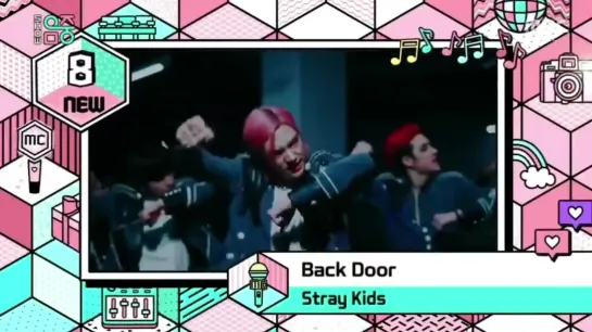 [200926] Stray Kids » Back Door' Ranked #8 » Music Core