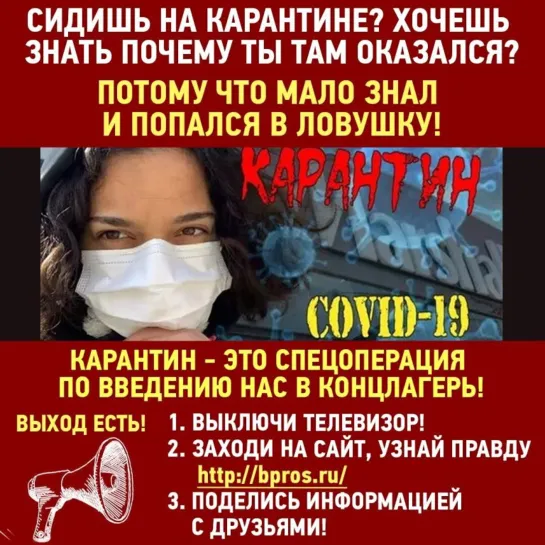 Экстренный Круглый стол врачей Коронавируса — нет? Есть желание упечь людей в концлагерь?