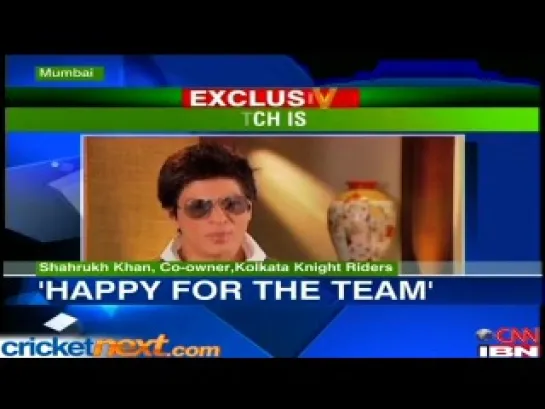 Happy with KKR's performance SRK Cricketnext